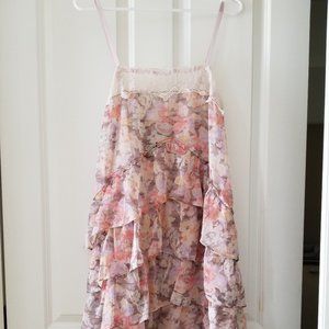 Free People Intimately tiered floral slip lace